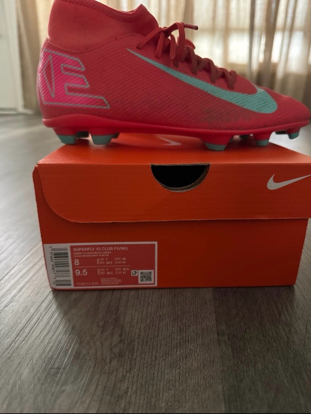 Nike Mercurial Superfly 10 FG/MG Soccer Cleats / Men’s size 8 / Women’s size 9.5 - Picture 10 of 12